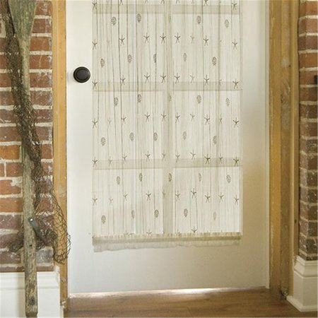 HERITAGE LACE Heritage Lace 7175W-1538SL 15 x 38 in. Sand Shell Sidelight Panel; White 7175W-1538SL